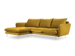 Corner sofa Ferlevi 124 (Malia Tumeric)