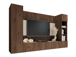 Olohuonesetti Comfivo Salix IV (Pähkinä + Vaalea Travertine)