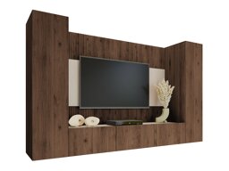 Olohuonesetti Comfivo Salix V (Pähkinä + Vaalea Travertine)