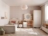 Bed Velferi 118 (Beige + Oak)