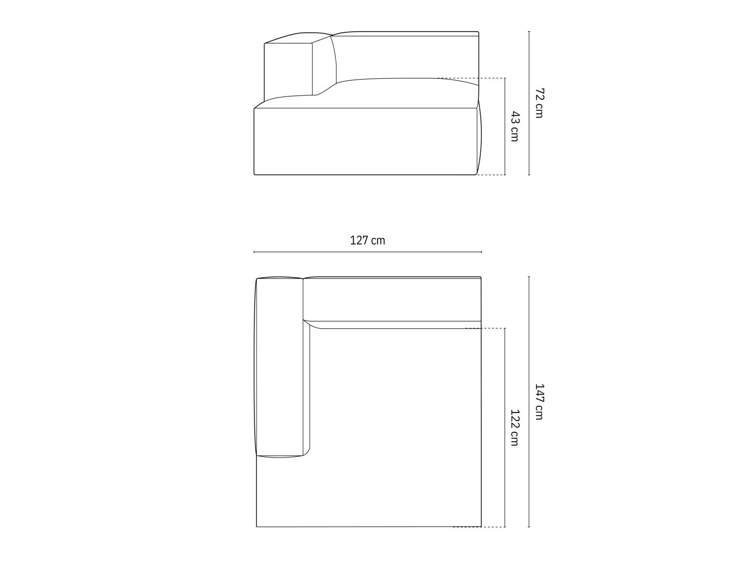 Modulaarinen istuinyksikkö Sonsore 104 (Liberty 22)