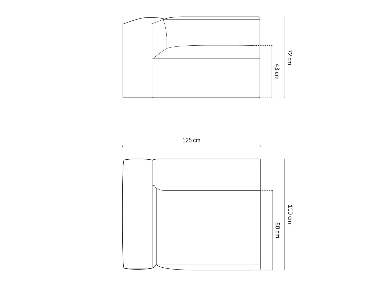 Modulaarinen istuinyksikkö Sonsore 106 (Liberty 20)