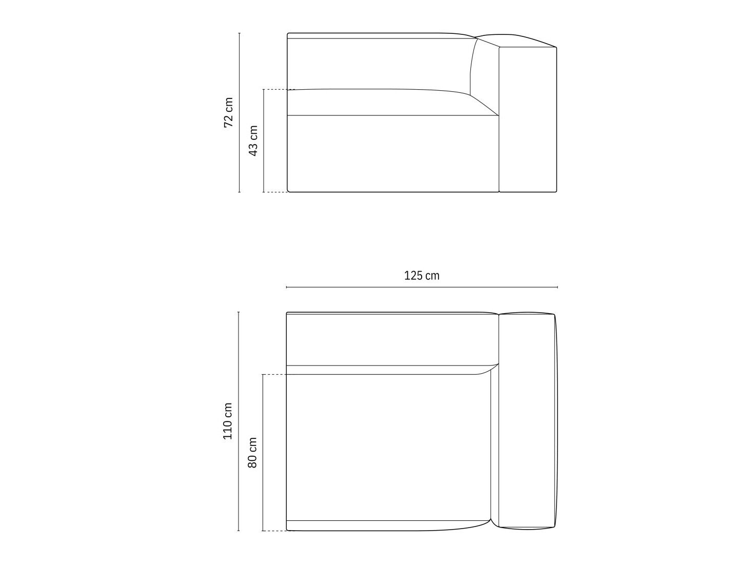 Modulaarinen istuinyksikkö Sonsore 106 (Liberty 22)