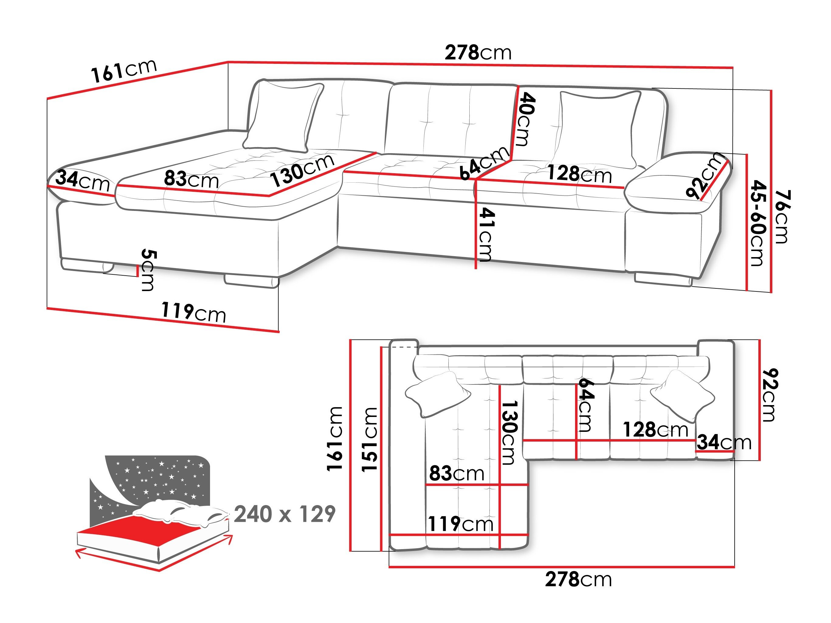 Kulmasohva Comfivo Sanitas I (Sandu 224.02)