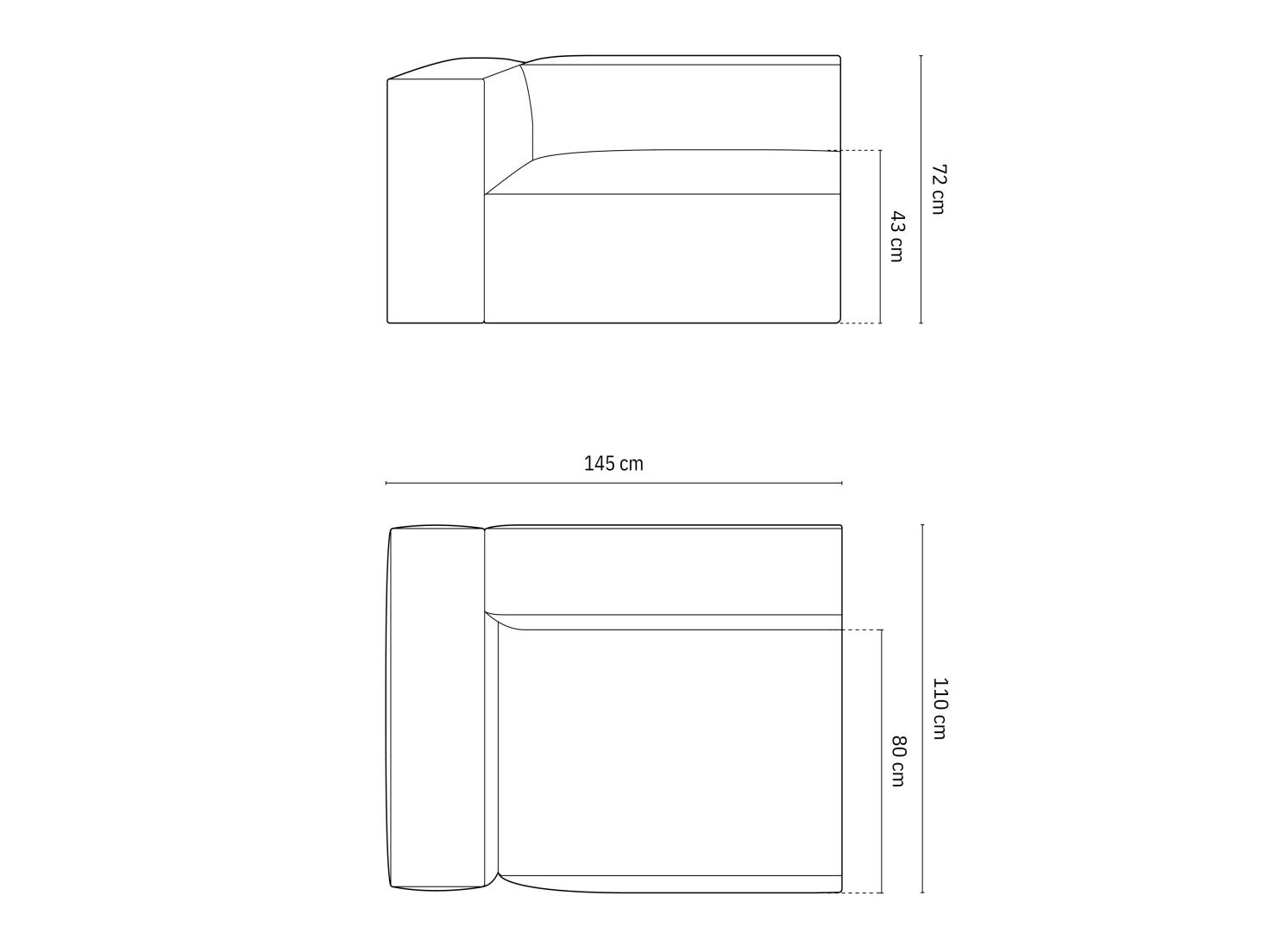Modulaarinen istuinyksikkö Sonsore 107 (Paris Teja)