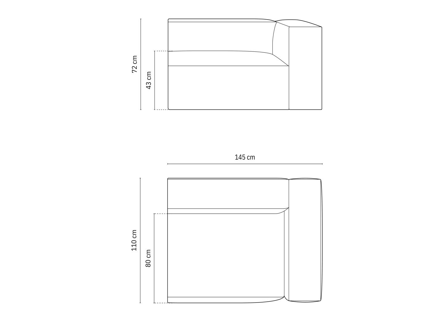 Modulaarinen istuinyksikkö Sonsore 107 (Liberty 22)