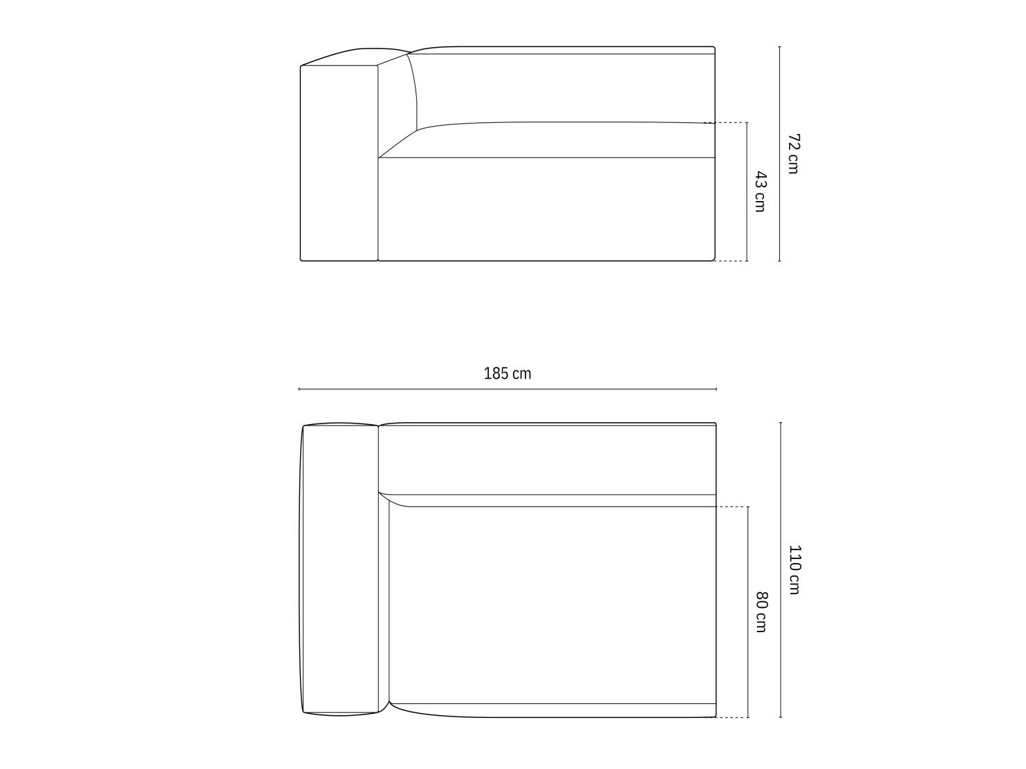 Modulaarinen istuinyksikkö Sonsore 108 (Liberty 12)