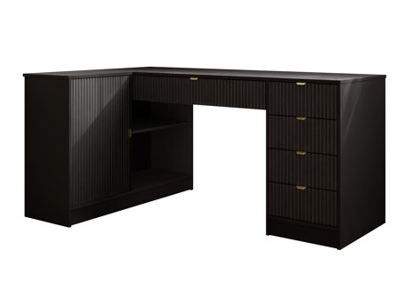 Kulmapöytä Comfivo Papilio II (Musta)