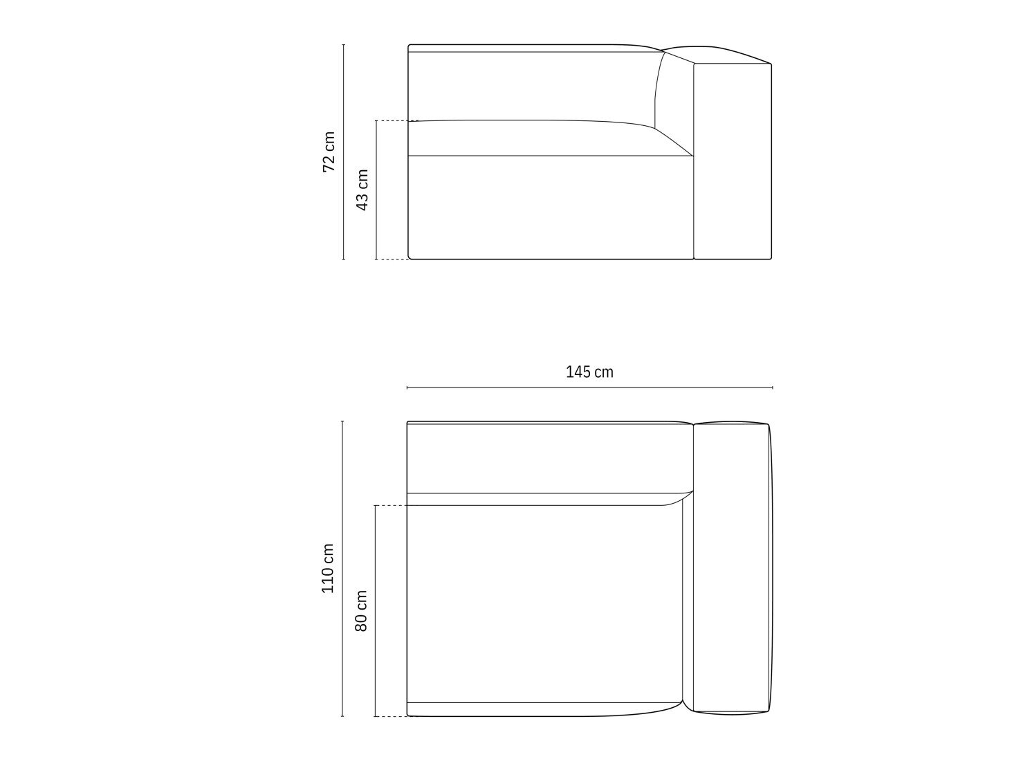 Modulaarinen istuinyksikkö Sonsore 107 (Liberty 18)