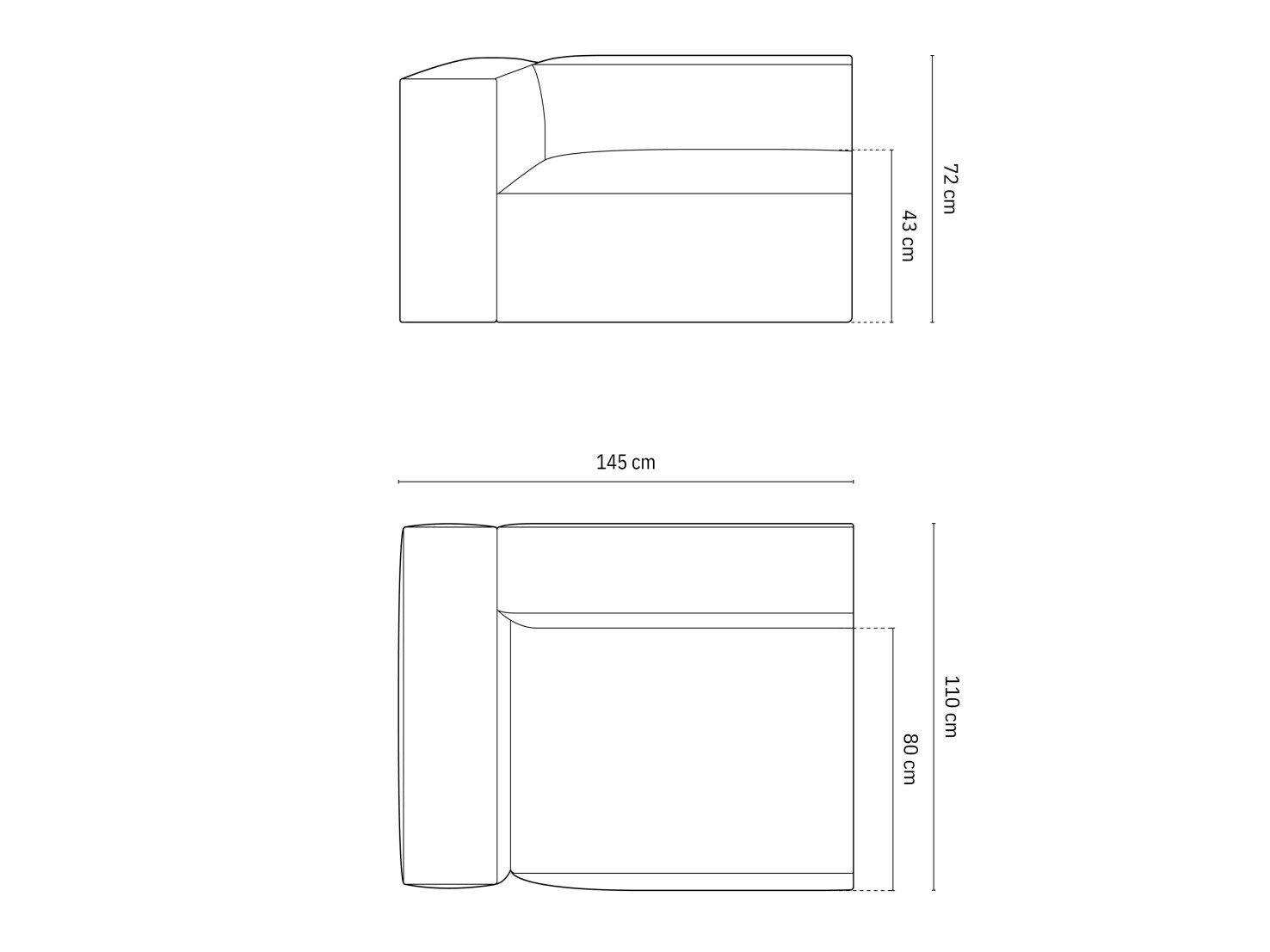 Modulaarinen istuinyksikkö Sonsore 107 (Liberty 05)