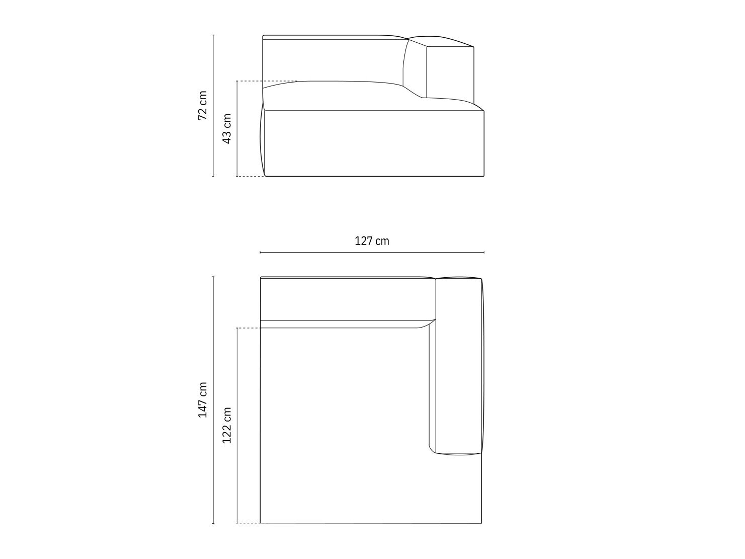 Modulaarinen istuinyksikkö Sonsore 104 (Liberty 05)