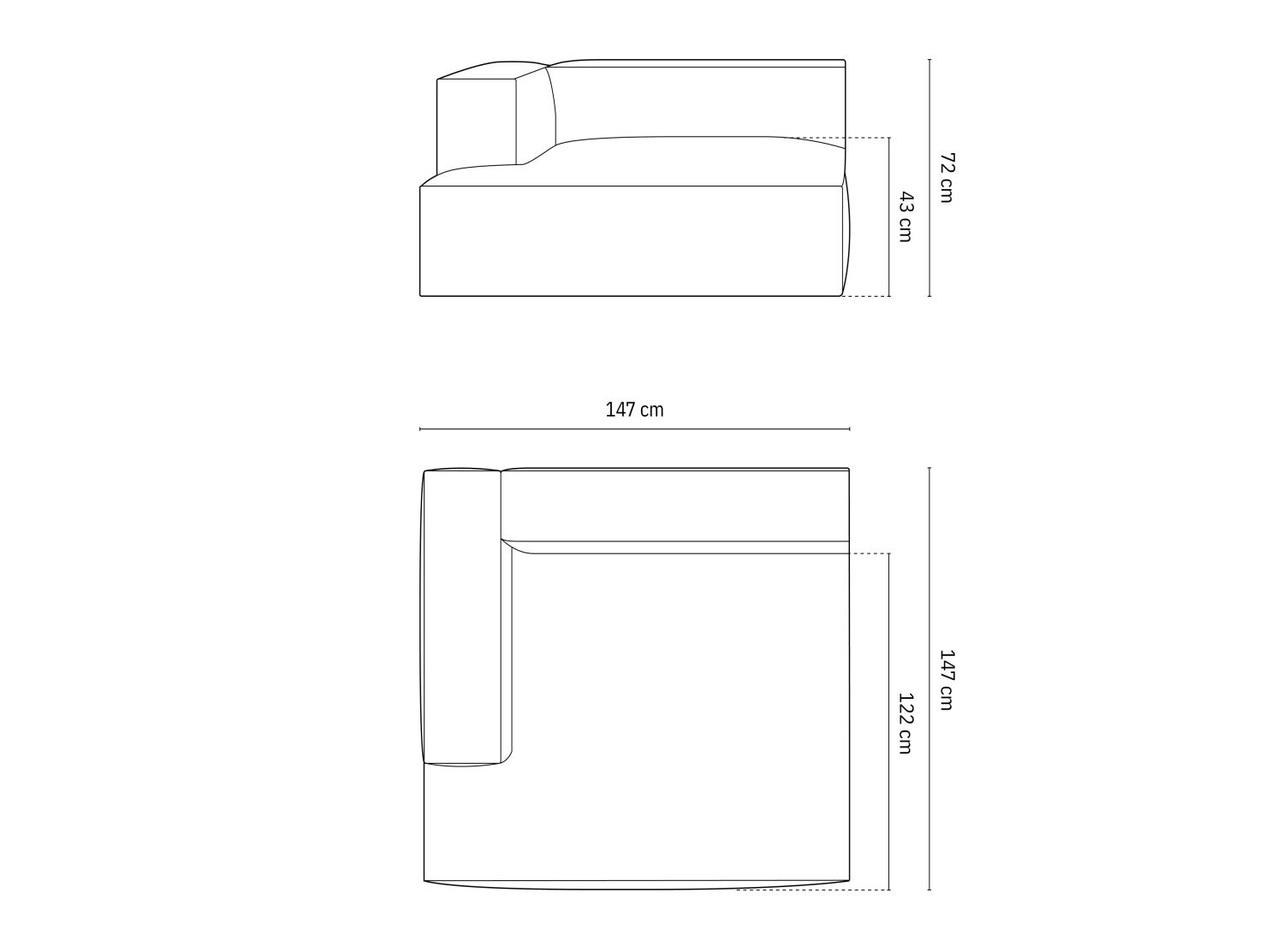 Modulaarinen istuinyksikkö Sonsore 105 (Liberty 18)
