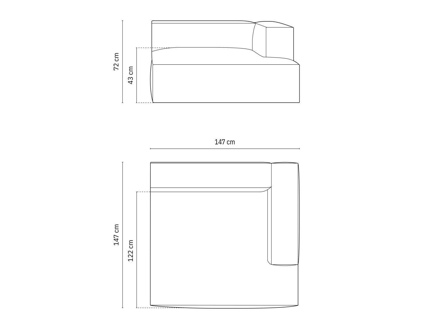 Modulaarinen istuinyksikkö Sonsore 105 (Liberty 05)