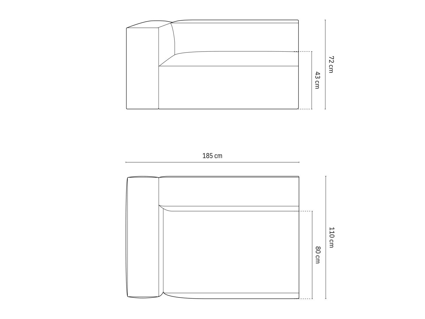 Modulaarinen istuinyksikkö Sonsore 108 (Liberty 05)