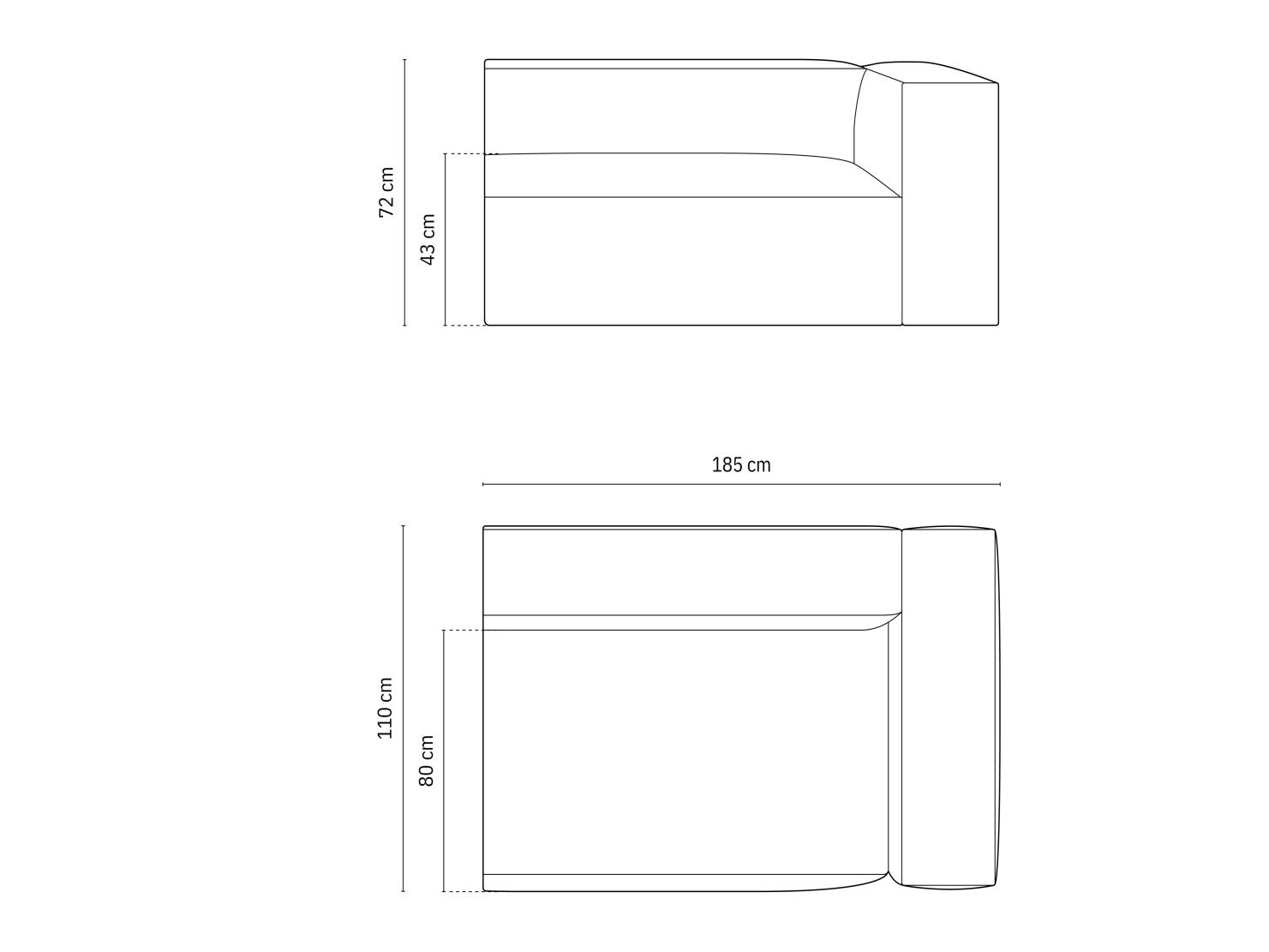 Modulaarinen istuinyksikkö Sonsore 108 (Liberty 18)