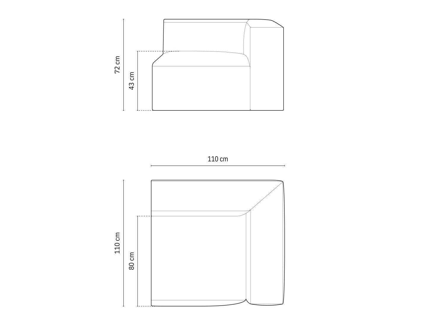 Modulaarinen istuinyksikkö Sonsore 111 (Liberty 05)