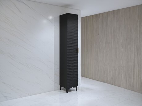 Standing bathroom cabinet Liretu 100 (Black)