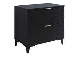 Standing bathroom cabinet for washbasin Liretu 102 (Black)