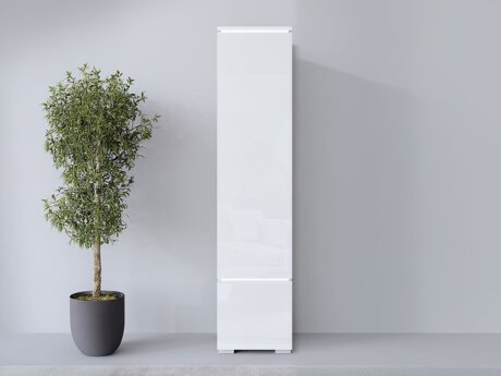 Hylly Mirfivo 108 (Valkoinen + Kiiltävä valkoinen)