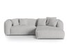 Moduulikulmasohva Sorcoro 122 (Monet Silver)