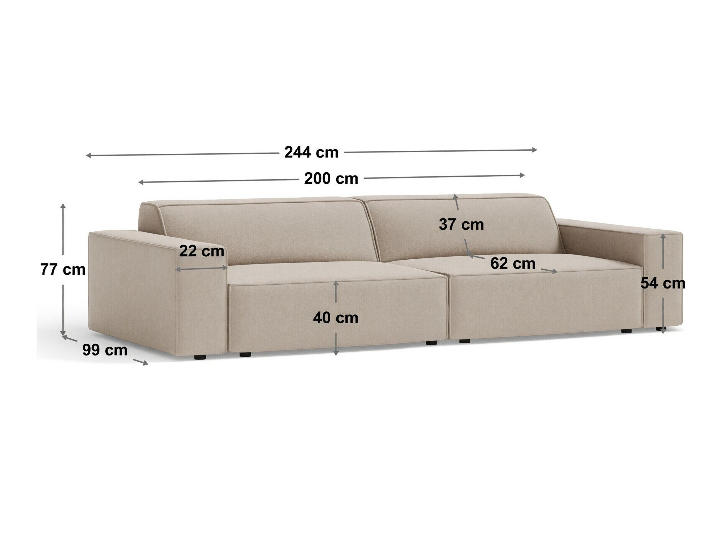 Moduulisohva Lomcalu 105 (Bluvel 14)