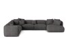 Moduulikulmasohva Sorcoro 132 (Monet Anthracite)