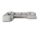 Moduulikulmasohva Sorcoro 133 (Monet Silver)
