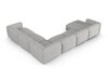 Moduulikulmasohva Sorcoro 133 (Monet Silver)