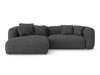 Kulmasohva Sorcoro 136 (Monet Anthracite)