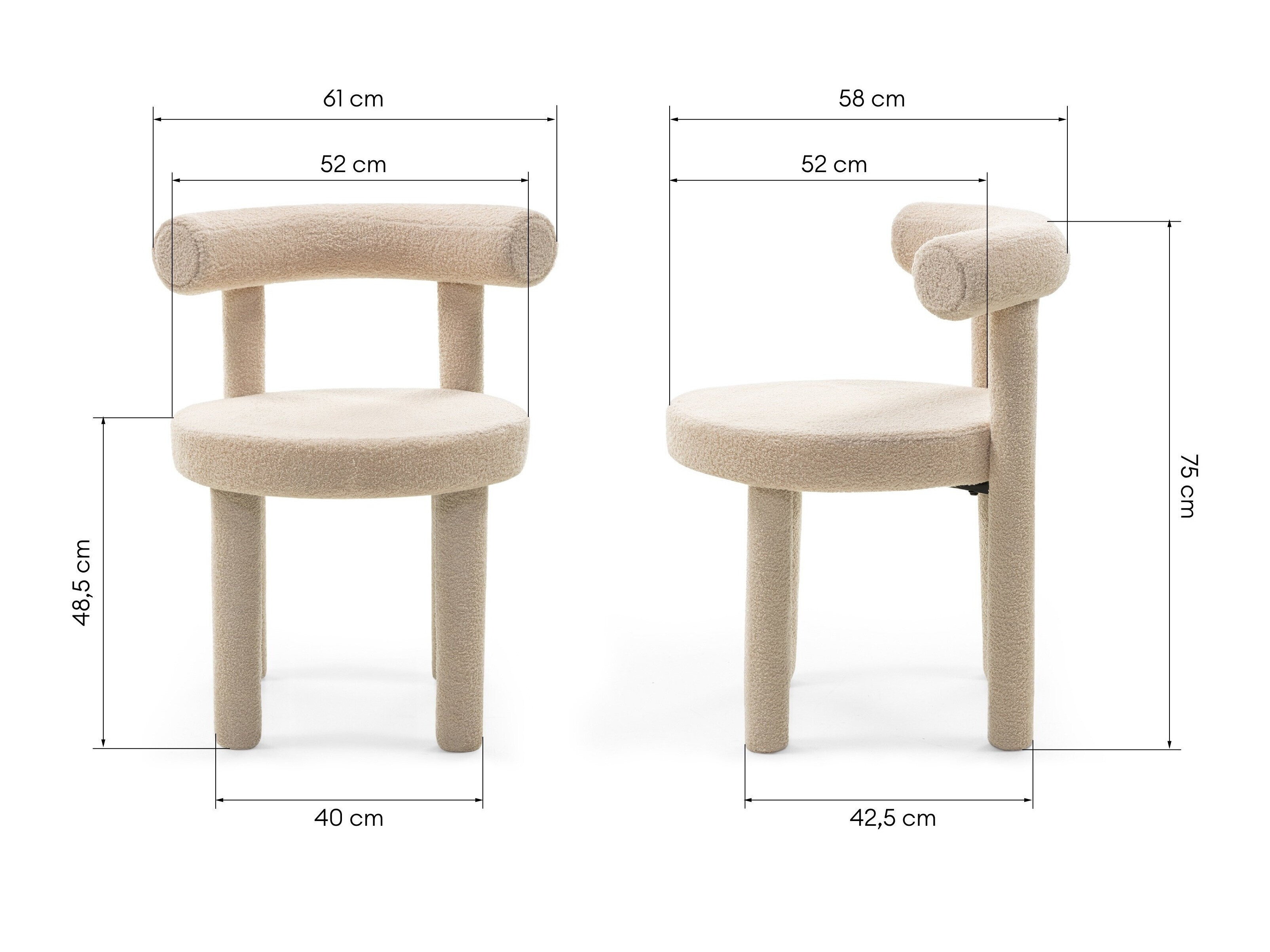 Tuoli Burleson 187 (Beige)
