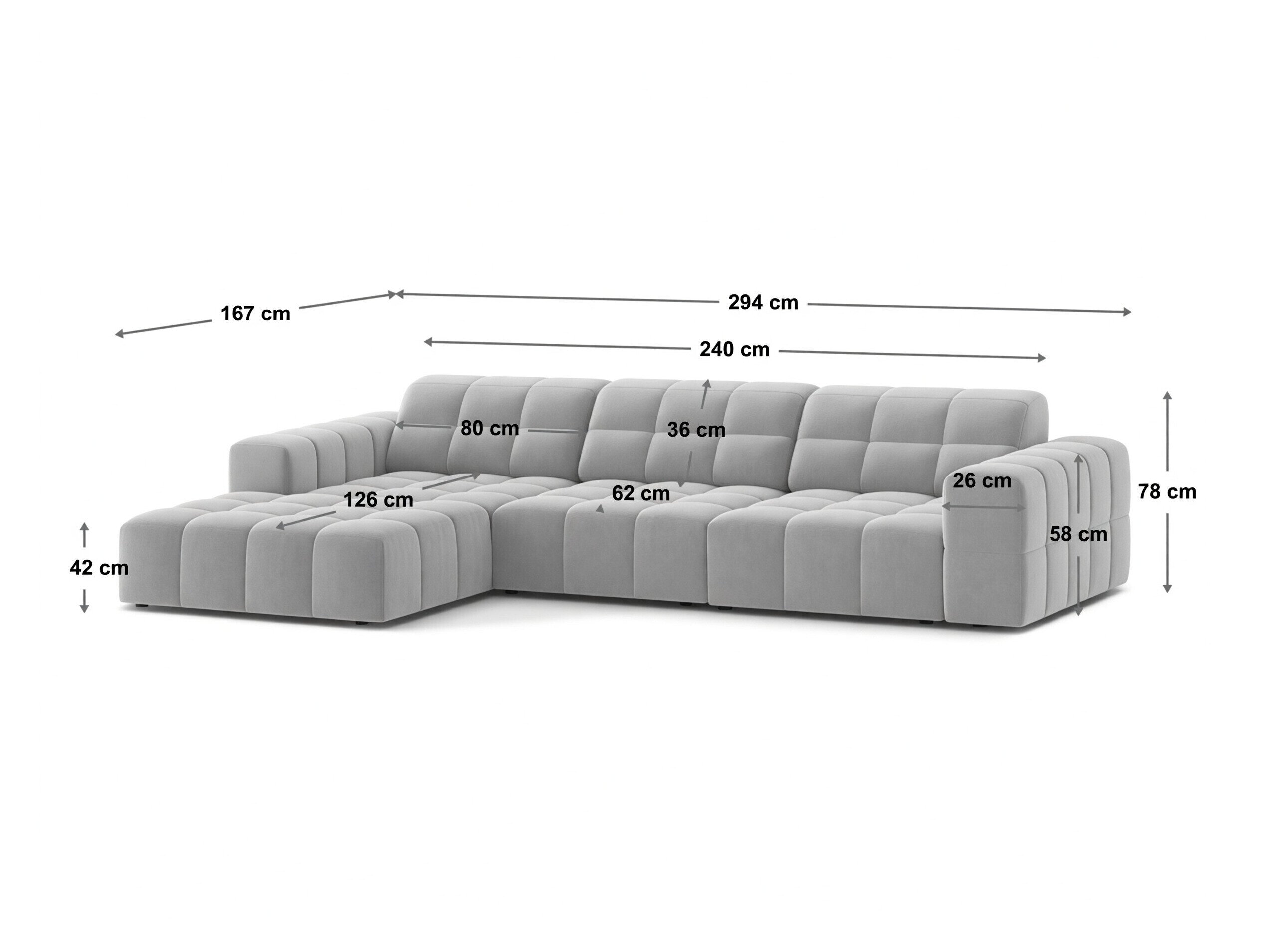 Moduulikulmasohva Somelo 102 (Bluvel 03)