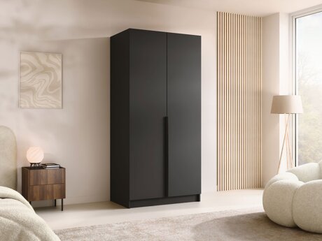 Wardrobe Closico Staton I (Black)
