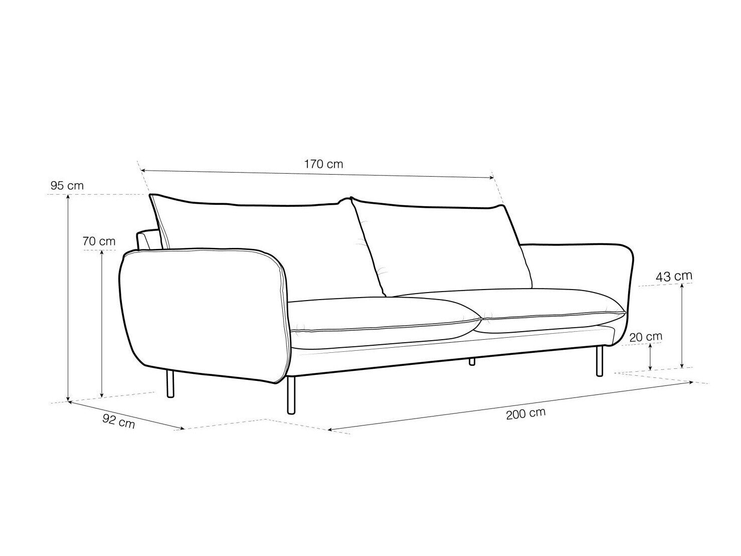 Sohva Ferlevi 109 (Bluvel 13)