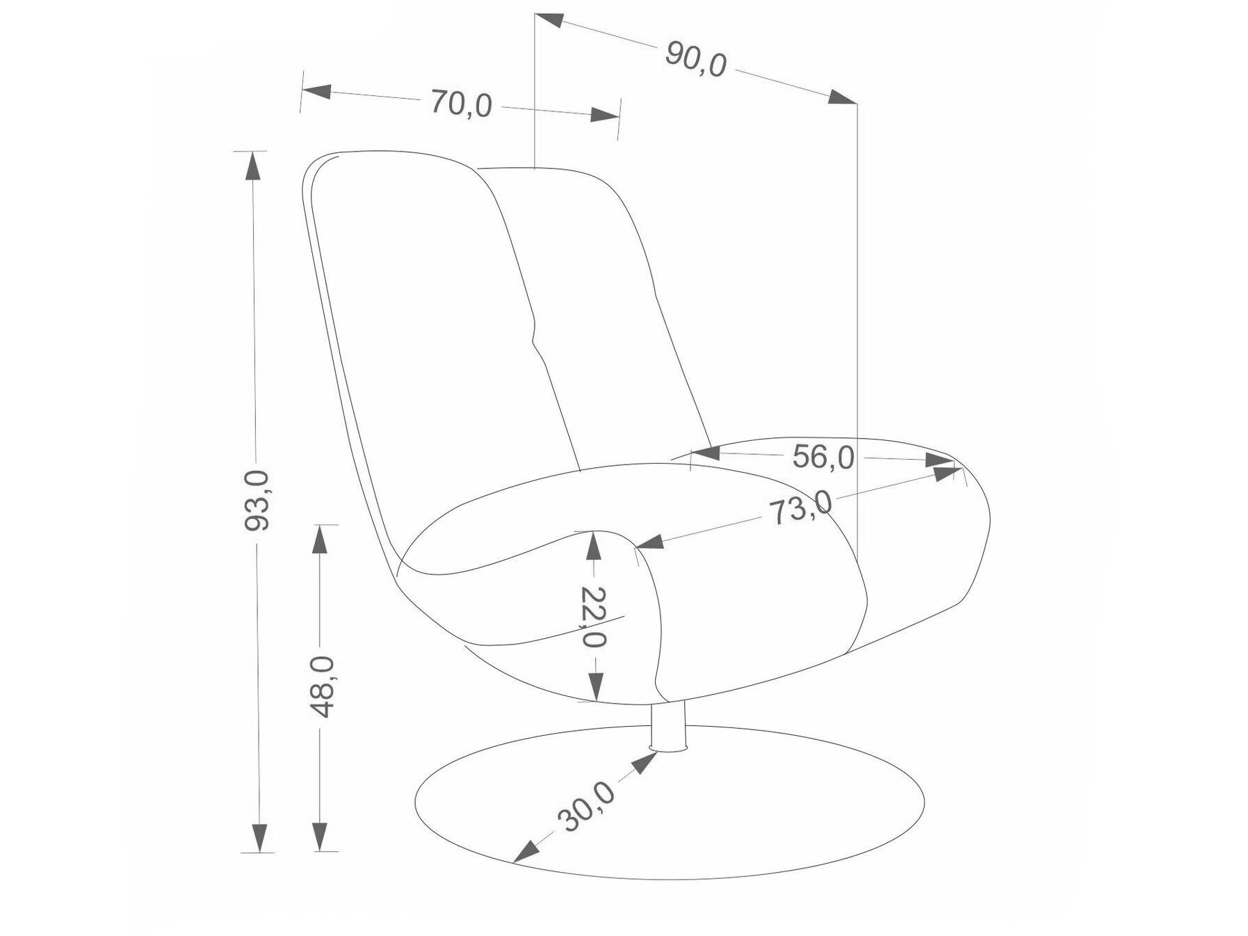 Nojatuoli Houston 2126 (Kaneli)
