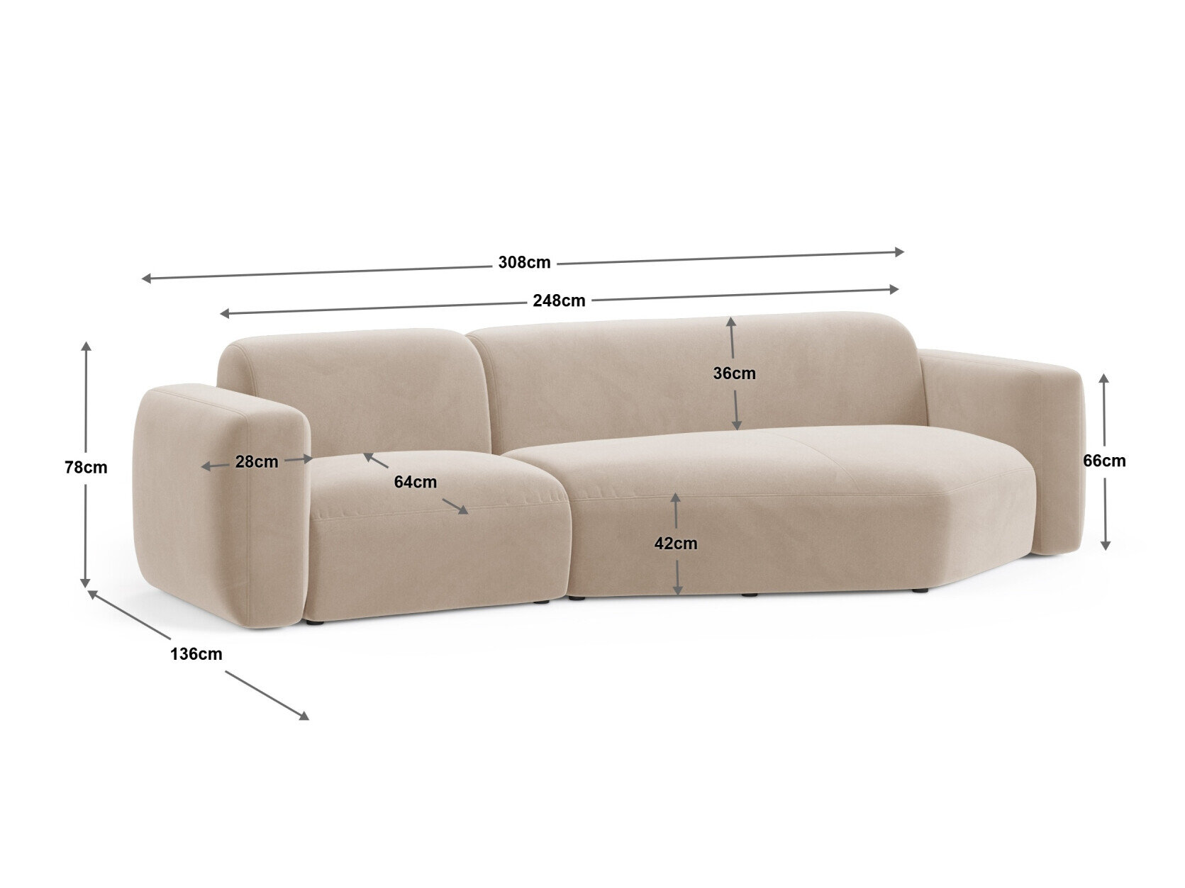 Kulmasohva Serduna 101 (Salvador 01)