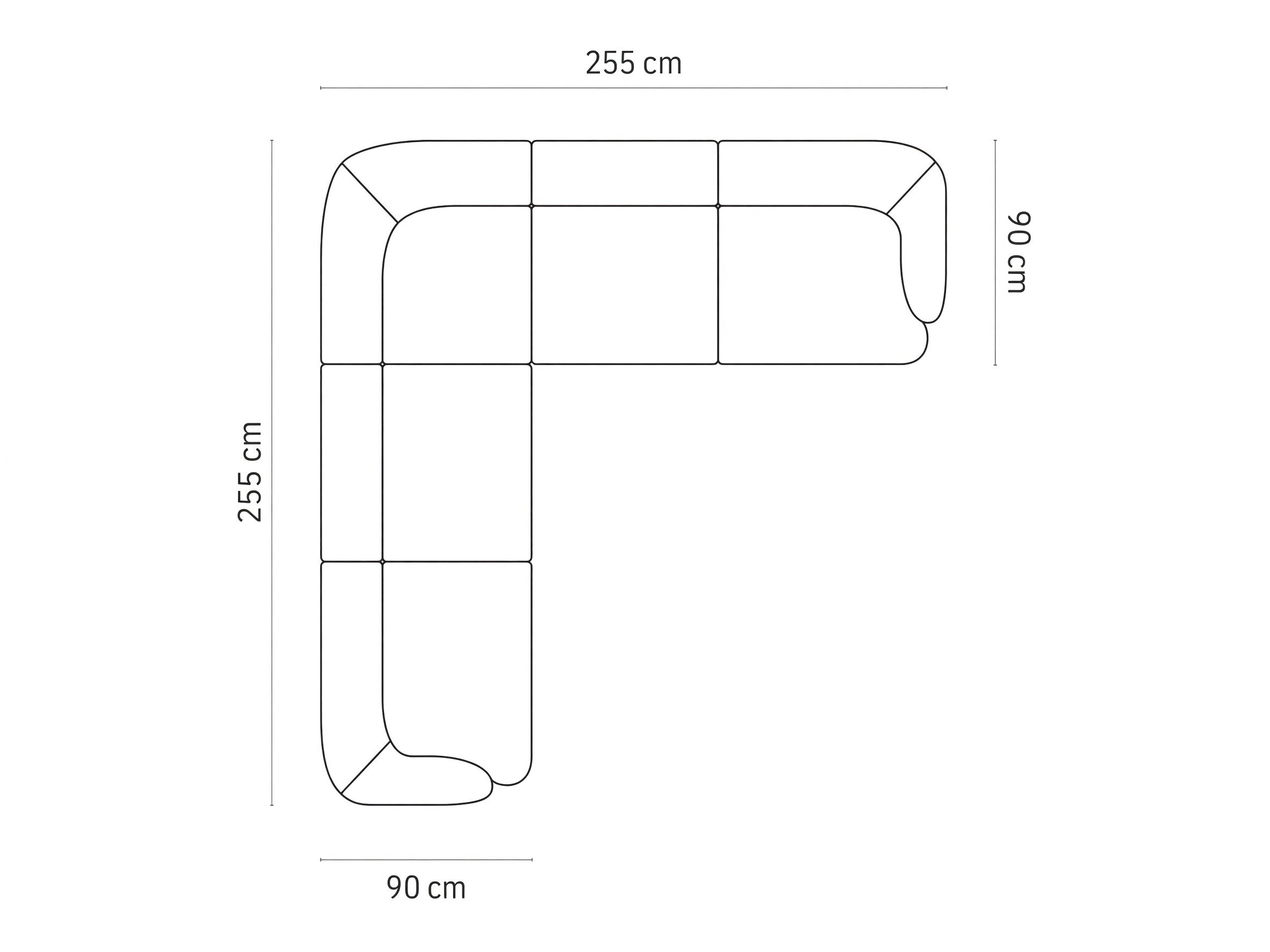 Kulmasohva Feltoro 106 (Bluvel 14)