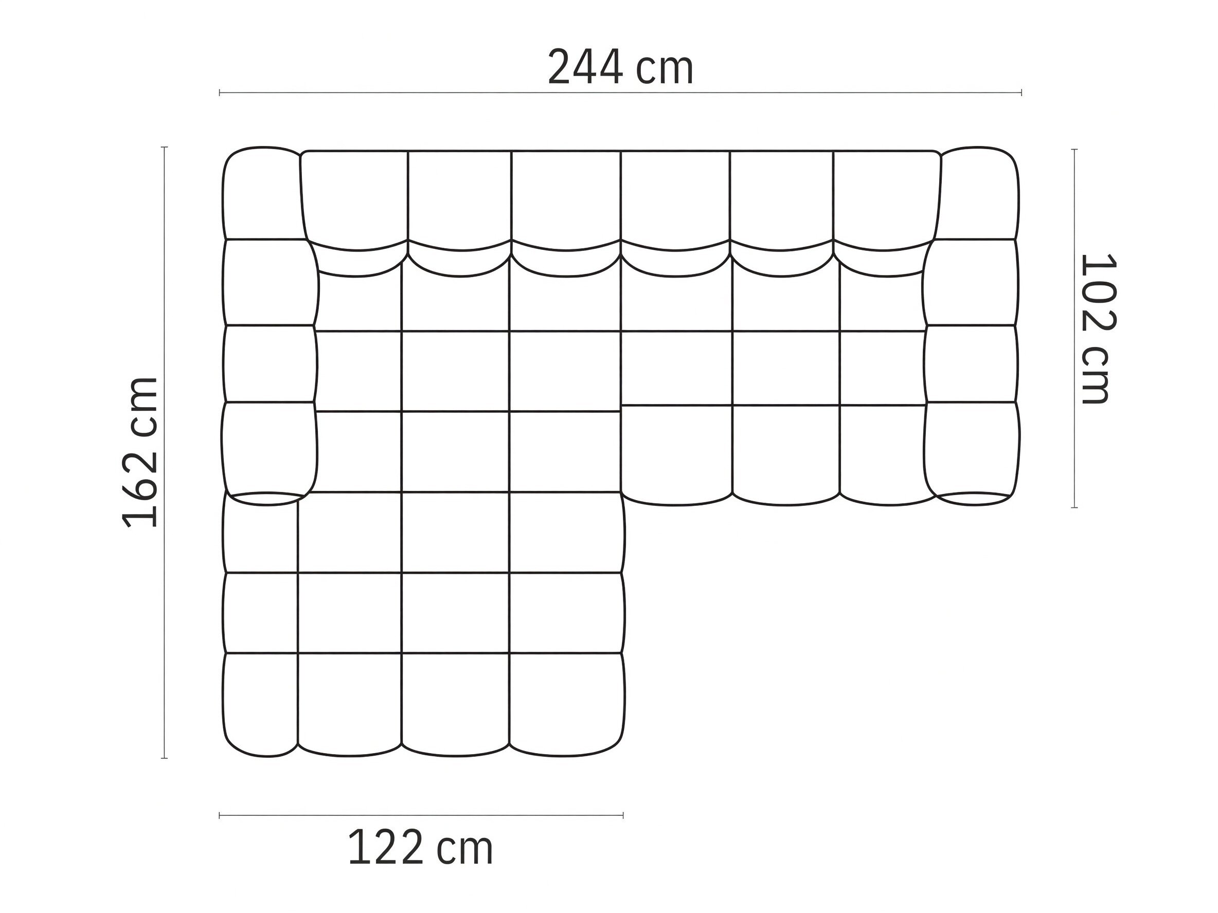 Kulmasohva Tordela 100 (Casino Forest)