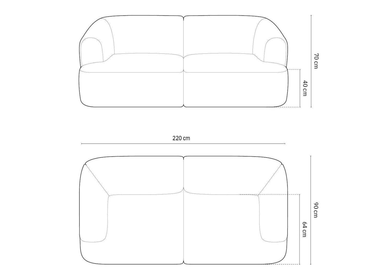 Sohva Felrevu 103 (Lincoln 94D)