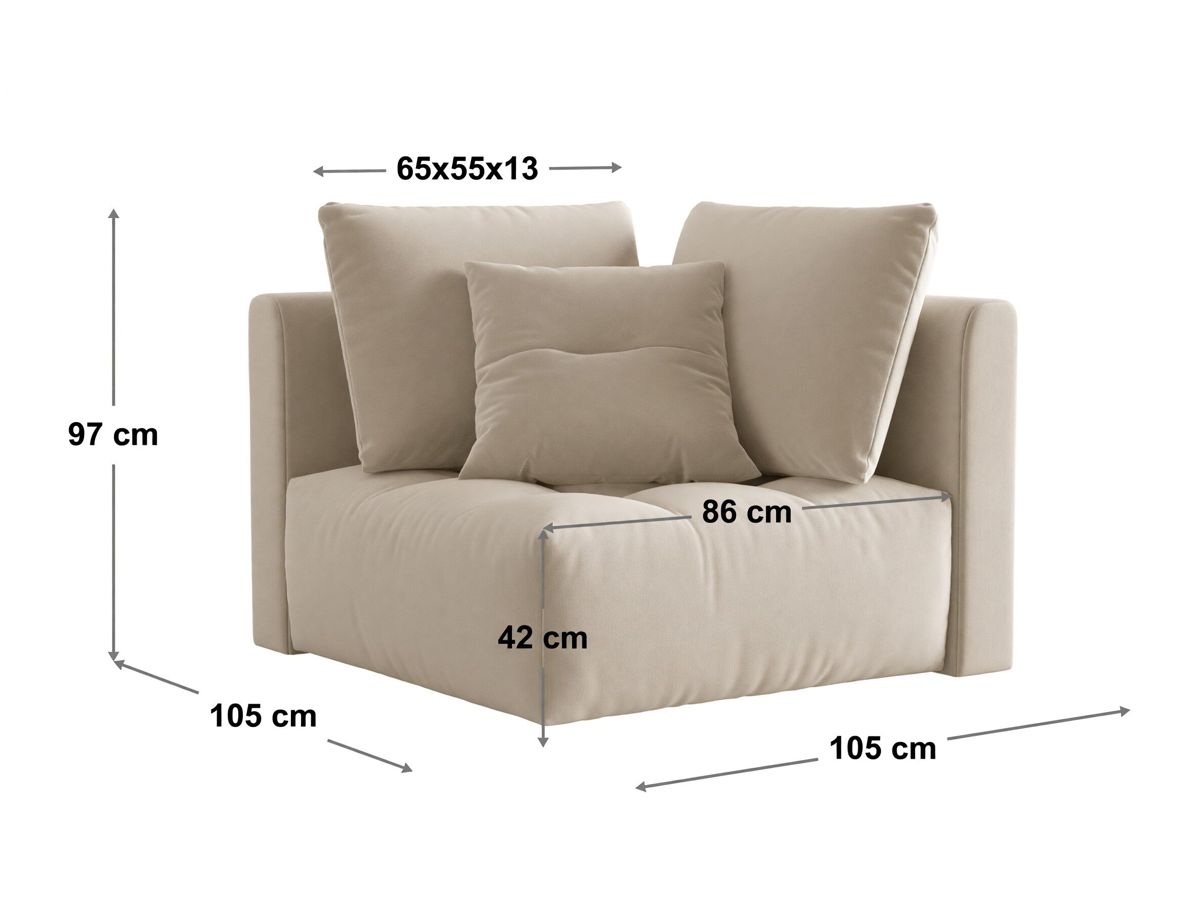 Modulaarinen istuinyksikkö Benorli 107 (Wind 75)