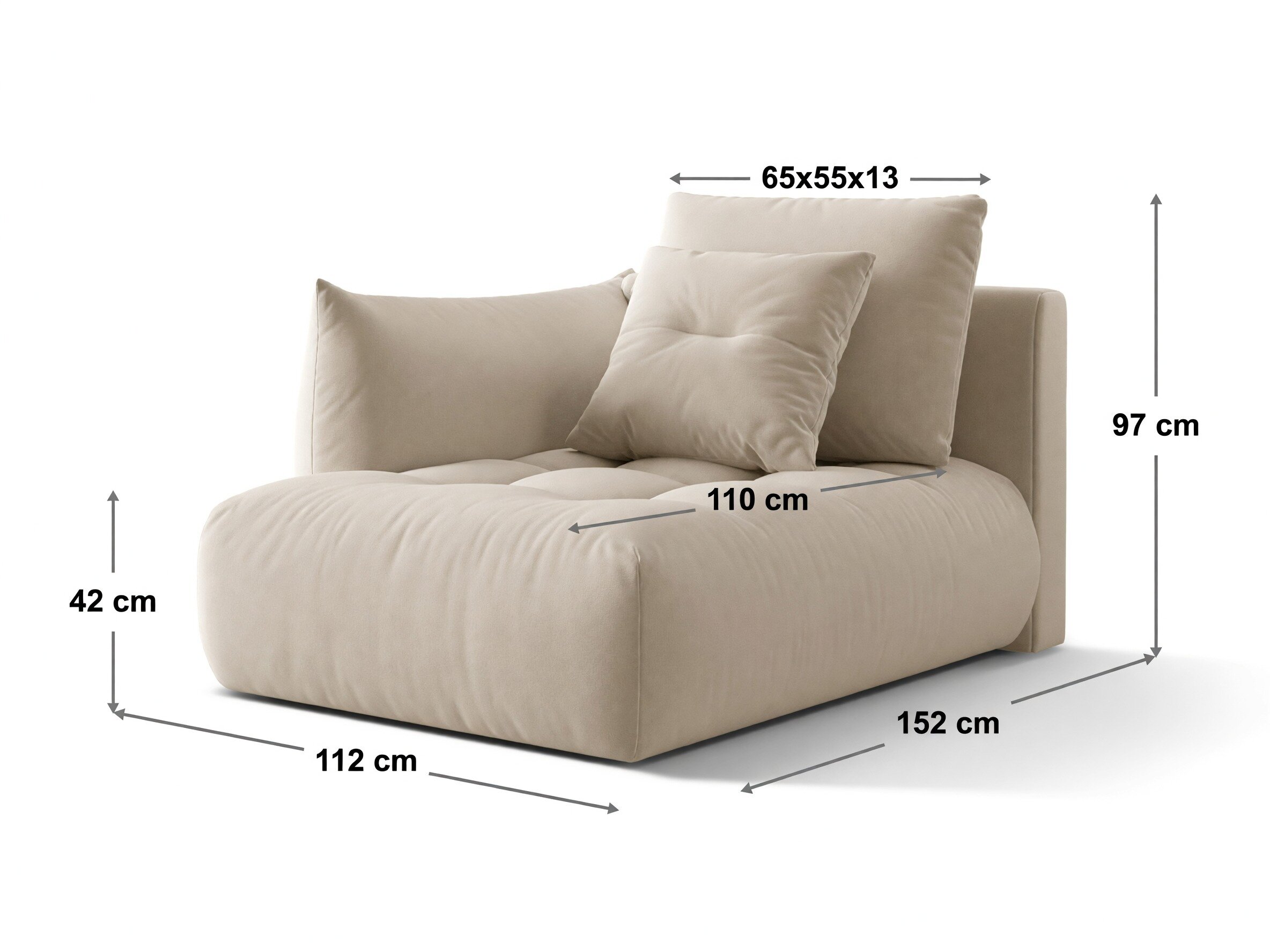 Modulaarinen istuinyksikkö Benorli 110 (Oikea)