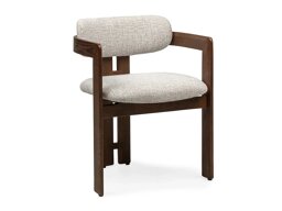 Tuoli Burleson 565 (Tumma saksanpähkinä + Beige)