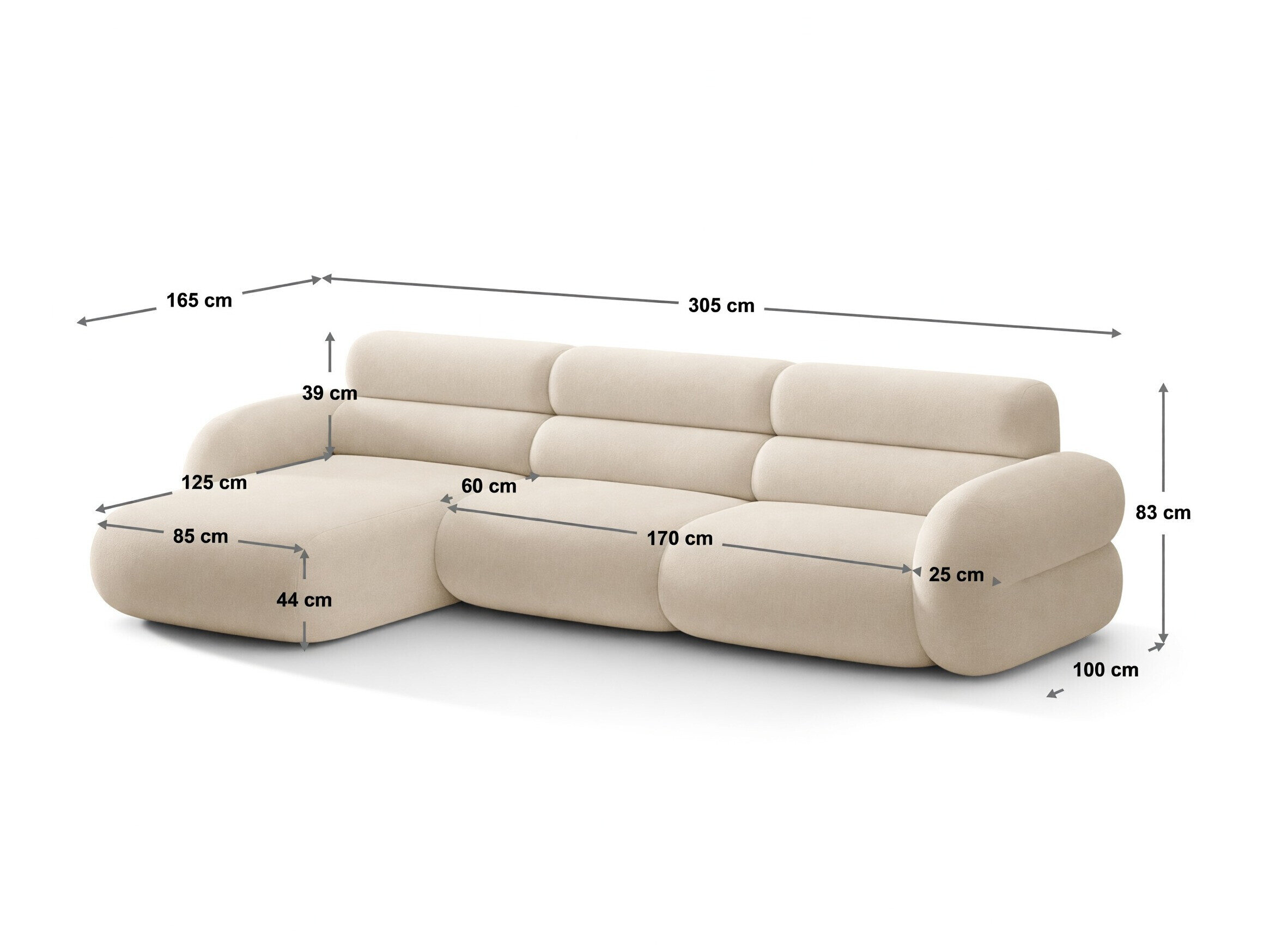 Moduulikulmasohva Cirbeno 101 (Baloo 2086)
