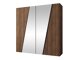 Vaatekaappi Hartford 635 (Pähkinä)