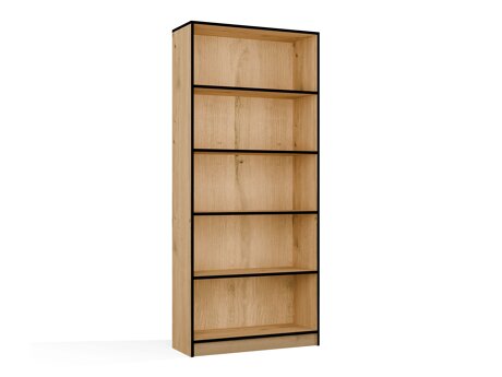 Bookcase Mandeville 253 (Artisan oak + Black)