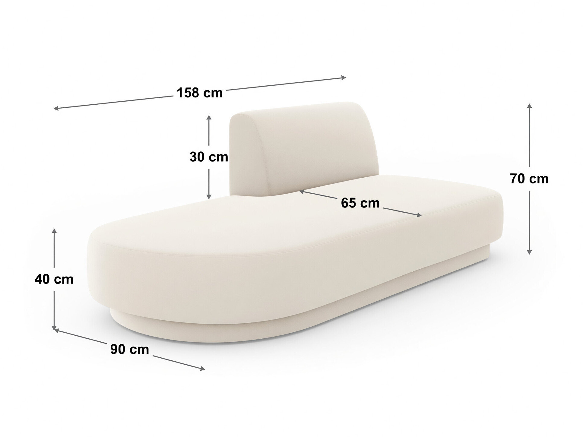 Modulaarinen istuinyksikkö Tivlomi 115 (Venus 2940)