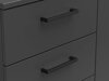 Chest of drawers Fenopha 179 (Graphite)