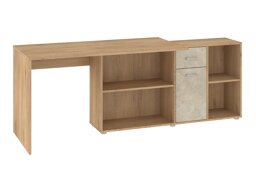 Kulmapöytä Gilroy 113 (Cremonan tammi + Beige)
