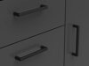 Chest of drawers Fenopha 186 (Graphite)