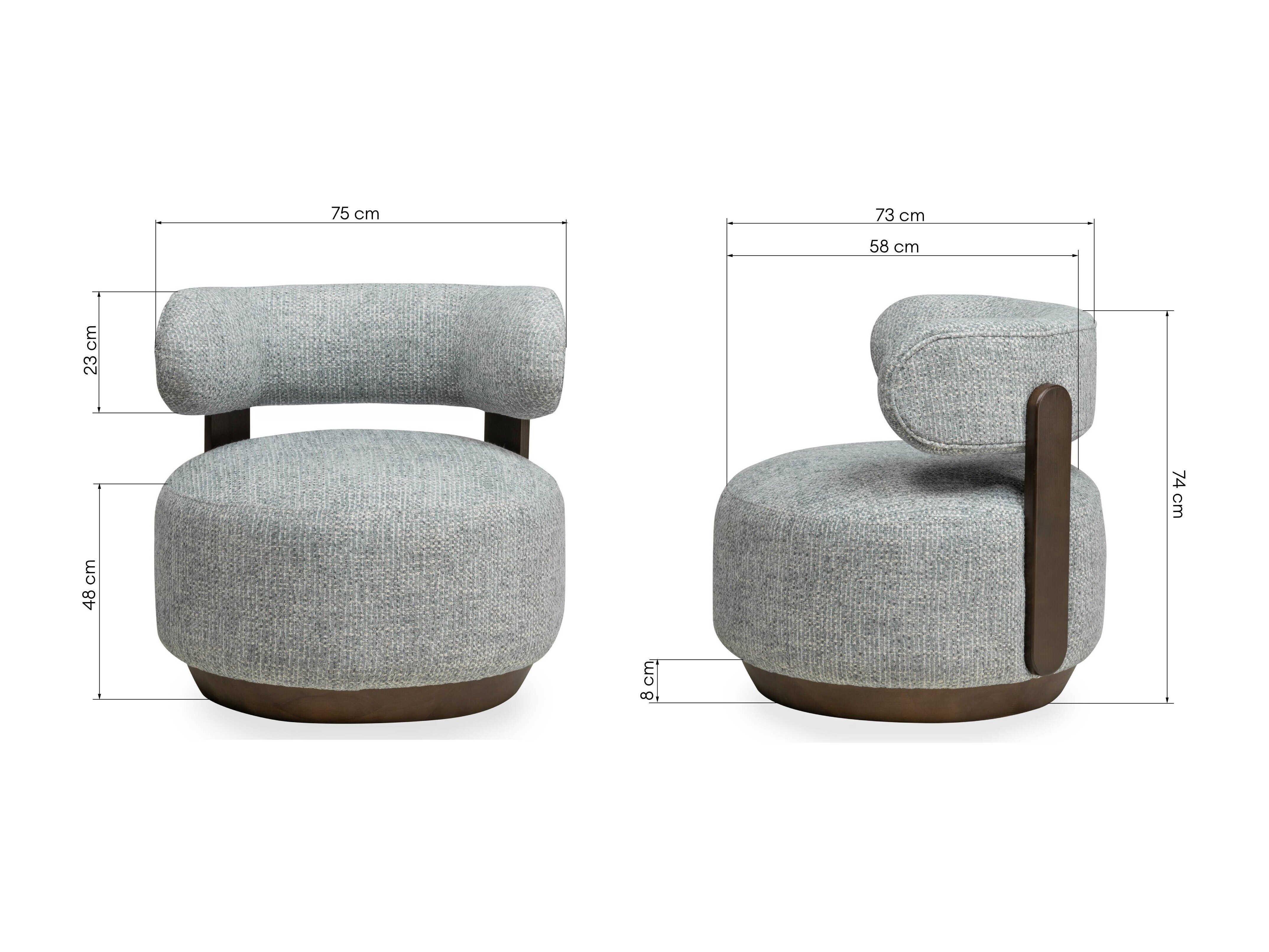 Nojatuoli Burleson 555 (Sininen + Beige)