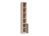 Bookcase Boston 782 (Light oak + Basalt)